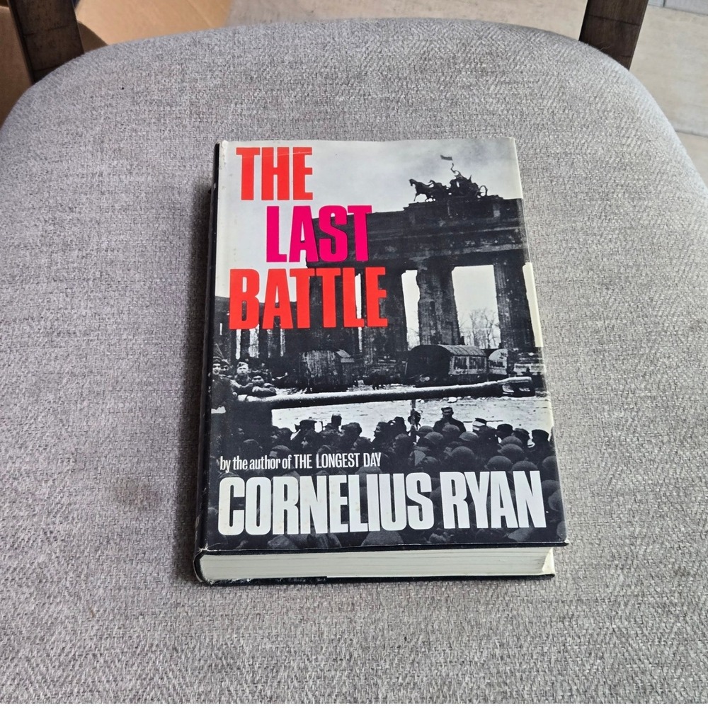 Simon & Schuster The Last Battle 1966 Hardcover WWII Book of the Month HCDJ